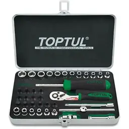 Професійний набір інструменту Toptul 1/4" 38ед. GCAD3801