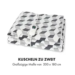 Електрична ковдра Klarstein Dr. Watson XXL (10035501) Білий - мініатюра 7