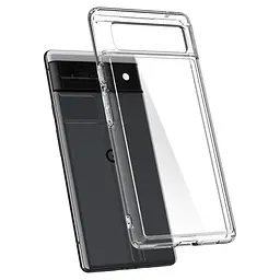 Оригінальний протиударний чохол Spigen Ultra Hybrid Crystal для Google Pixel 6 Clear (ACS03438) - мініатюра 2