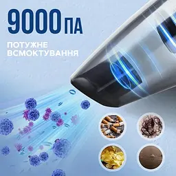 Бездротовий ручний автомобільний пилосос - мініатюра 4