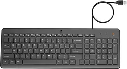 Клавіатура мембранна 150, 104key, USB-A, EN/RU, чорний HP teh0013844 - мініатюра 9