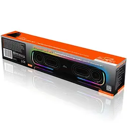 Акустична система 2.0 Media-Tech 10W, Bluetooth Soundbar PHANTOM BT 10Вт., LED Light (MT3180) - мініатюра 4