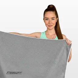 Спортивний рушник EasyFit RoyalWing 140х60 см з мікрофібри + кейс - мініатюра 5