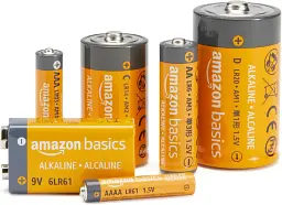 Упаковка з 48 лужних батарейок типу AA Amazon Basics, 1,5 В, 10 років - мініатюра 4