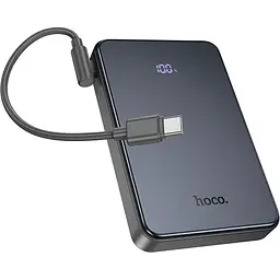 Зовнішній акумулятор Hoco J170 Starlight 10000mAh 22.5W Metal Gray (6942007672696) [174709] - мініатюра 3