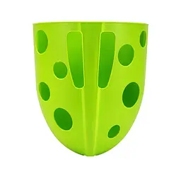 Органайзер для ванной ТехноК 7754TXK(Green), крепление к стене на присосках