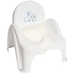 Горщик-стілець Tega Baby дитячий з музикою Bunny white