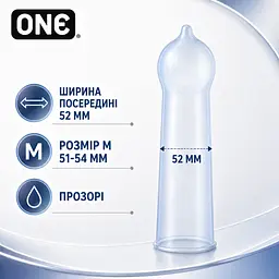 Презервативи ONE Pleasure Dome 20 ШТ, гладкі латексні з розширеною голівкою, тонкі презервативи для більшого комфорту - мініатюра 4