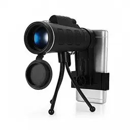 Монокуляр з тринога монокль з кліпсою чорний HLV Monocular Telescope KL-1040