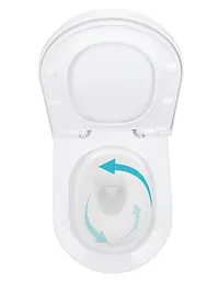 Унітаз підвісний Qtap Robin ML Ultra Quiet з сидінням Slim Duroplast/ Soft-close/ MagLock QTROBML26W49621 - мініатюра 5