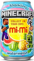 Газований напій Mi Mi Sparkling Drink Watermelon Minecraft 330 (8935048613955)