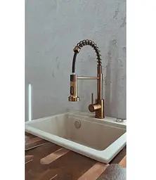 Змішувач для кухні з гнучким виливом Rea Colin brushed copper (REA-B5459) мідь - матова - мініатюра 9