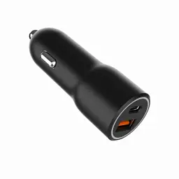 Зарядний пристрій Gembird 1xUSB-C PD20W + 1xUSB QC3.0 car adapter black (TA-UC-AC2PDQC38-CAR-01) - мініатюра 3