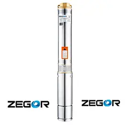 Насос глибинний відцентровий Zegor 4SDM408-0,55 кабель 8 м + ремкомплект 30412 - мініатюра 2