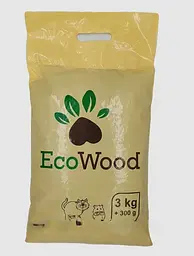 Наповнювач для туалету для домашніх тварин EcoWood деревинний 3 кг E-800559