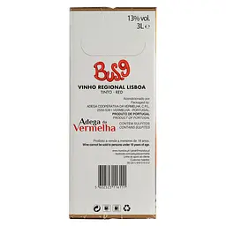 Вино Bus.9 Vinho Regional Lisboa Syran-Aragonez, червоне, сухе, 3 л - мініатюра 3