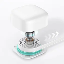 МЗП USAMS US-CC202 PD35W Dual 2C Output GaN Fast Charger With Type-C Magnetic Retractable Cable Module (EU) White - мініатюра 4