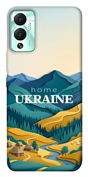 TPU чохол Demsky Ukraine home для Infinix Hot 12 Play