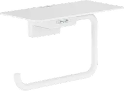 Тримач паперу з полицею Hansgrohe AddStoris Matt White 41772700, Білий матовий