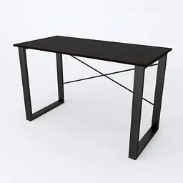 Письмовий стіл Ferrum-decor Драйв 750x1000x600 Чорний метал ДСП Венге Магія 16 мм (FRD-105340) - мініатюра 2