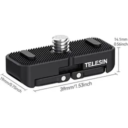 Адаптер на кріплення Telesin S7-JBK-05 для Insta360 X4/X5 [142222] - мініатюра 9
