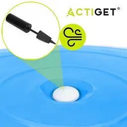 М'яч для фітнесу (фітбол) Actiget 55 см з насосом ACT0142 Blue - мініатюра 5