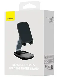 Підставка для телефону Baseus Seashell Series black - мініатюра 4