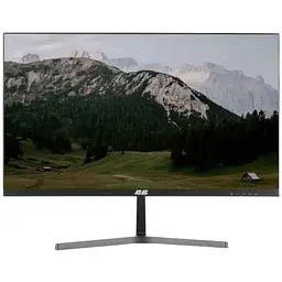Монітор 23.8" 2E D2423B, Black, WLED, IPS, 1920x1080 (16:9), 5 мс, 75 Гц, 250 кд/м², 1000:1, 178°/178°, VGA/HDMI, VESA 75x75 мм, зовнішній БЖ (2E-D2421B-01.UA)