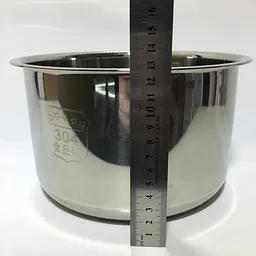 Чаша для мультиварки-скороварки Grunhelm MPC-15B на 4 літри, нержавіюча сталь. - мініатюра 4