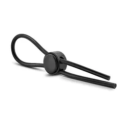 Регульоване ерекційне кільце Stay Hard Silicone Loop Black - мініатюра 4