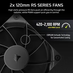 СВО Corsair Nautilus 240 RS LCD (CW-9061031-WW) - мініатюра 9