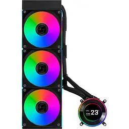 СВО Lian Li HydroShift II LCD-C 360CL Black (G89.GHS2LCD36RB.00) - мініатюра 2