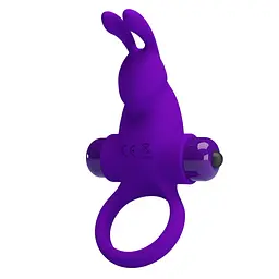 Ерекційне кільце з вібрацією PRETTY LOVE VIBRANT PENIS RING I Purple PRETTY LOVE BI-210204-1 99056
