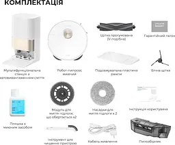 Робот-пилосос Dreame X40 Ultra White - мініатюра 9