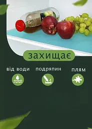 Набір килимків 30*45см для полиць холодильника, шаф силіконові 6шт. - мініатюра 3