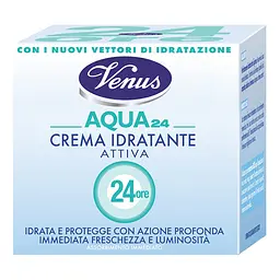 Крем для обличчя Venus Aqua 24 Crema Idratante Attiva зволожуючий 50 мл - мініатюра 2