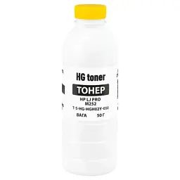Тонер HP CLJ Pro M252 50г, yellow HG (TSM-HGH02Y-050)