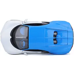 Автомодель Maisto Bugatti Chiron біло-блакитний - тюнін, 1:24 (32509 white/blue) - мініатюра 10