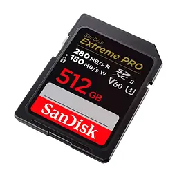 Карта пам'яті SanDisk 512GB SDXC class 10 UHS-II U3 V60 (SDSDXEP-512G-GN4IN) - мініатюра 2