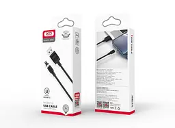 USB Кабель XO NB187 Lightning Magnetic 2.1A 1.0m Чорний - мініатюра 2