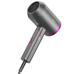 Фен для волосся Hoco HP13 Plus Hot and cold air (1600W) Rose Red - мініатюра 5