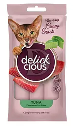 Рідкі ласощі для котів Delickcious з тунцем та алоє 60 г D6251104