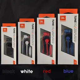 Навушники JBL T110 Tune дротова гарнітура червона - мініатюра 5