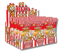 Жувальна гумка American Continental BFC Bubblegum Fried Chicken with Candy Ketchup 21г - мініатюра 4