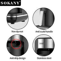 Електрична кавоварка Sokany SK-0137 - мініатюра 3