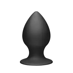 Анальна пробка з присоскою Tom of Finland Large Silicone Anal Plug, 11.5 см, чорний - мініатюра 3