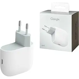 Мережевий зарядний пристрій Google Pixel 45W USB-C White (GA05732-EU) [136944] - мініатюра 4