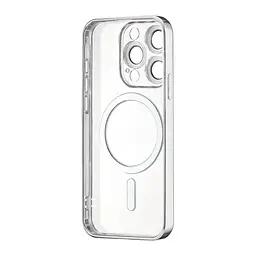 Чохол Ductil Metallic Edge with MagSafe (Protected Camera & Lens) iPhone 15 Pro Silver - мініатюра 3