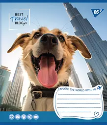 Набір зошитів Yes Best travel blogger А5 в клітинку 36 аркушів 15 шт. (767060) - мініатюра 6