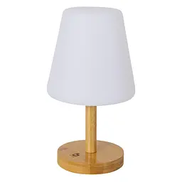 Ліхтар кемпінговий Bo-Camp Cambridge Rechargeable 200 Lumen Bamboo/White (5818792) - мініатюра 2